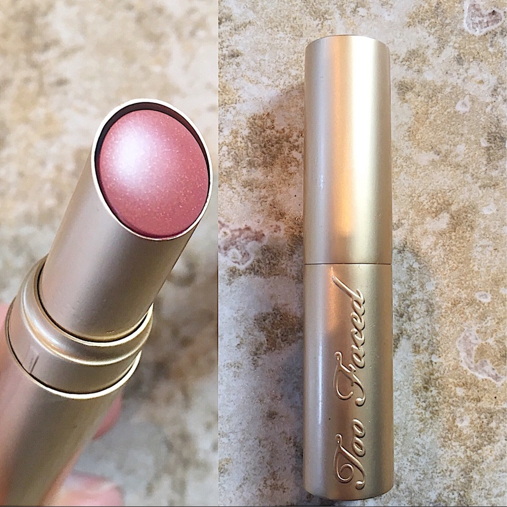 Too faced lip cream in Sugar Daddy lipstick new